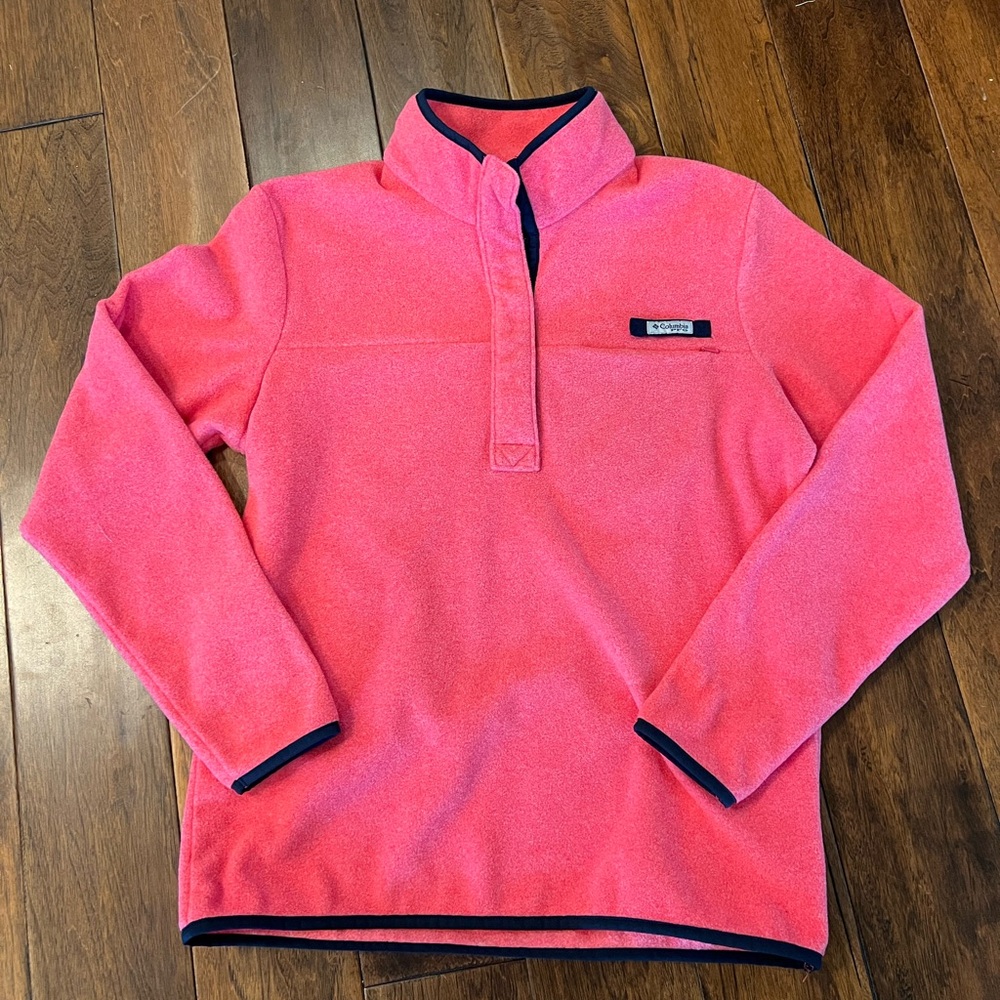 Columbia 1/4 snap fleece pullover.